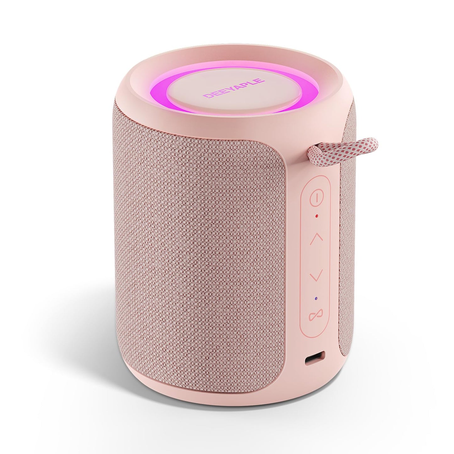 Bluetooth Speaker Wireless,IP67 Waterproof & Dustproof Portable Speaker with Lights,15W Loud Stereo Sound, 2500mAh Battery All Day Playtime, TWS Pairing, BT5.3, Home/Party/Outdoor/Beach (Black)